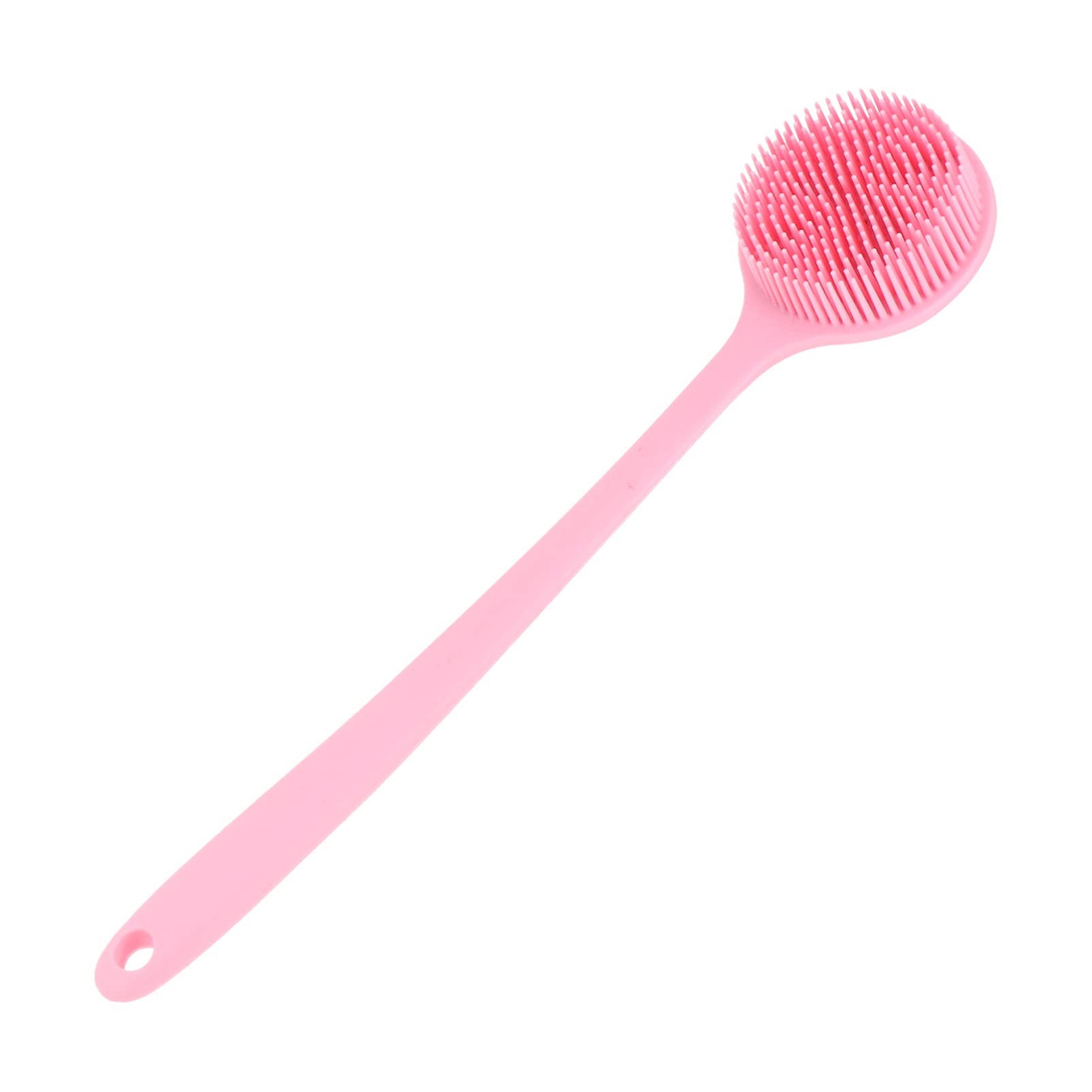 FRCOLOR 3pezzi Spazzola Da Bagno Silicone Con Manico Lungo Scrubber Esfoliante Per Corpo e Massaggio Perfetta Per Doccia e Della Materiale Sicuro e Ergonomico