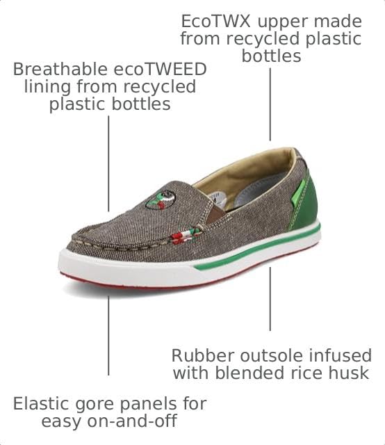 Image of Twisted X Women's Hooey Slip-On Loper Low Top Loafers