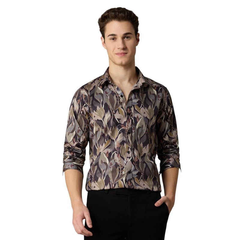 Image of MARK & ALBERT Men's Slim Fit Cotton Formal Shirt