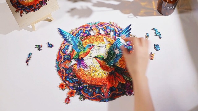 Watch JIGFOXY Hummingbird Wooden Puzzles for Adults on Amazon Live