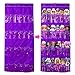 Hanging Over Door Toy Storage Organizer (24 Pockets), Compatible with LOL OMG Dolls Barbie Dolls Surprise Doll (Toys Not Included), Purple(57.5'x22') (Purple)