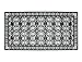 A1 Home Collections A1HCCL68 Doormat A1HC First Impression Rubber Paisley, Beautifully Hand Finished,Thick, 36X72, Black Estate 36" X 72"