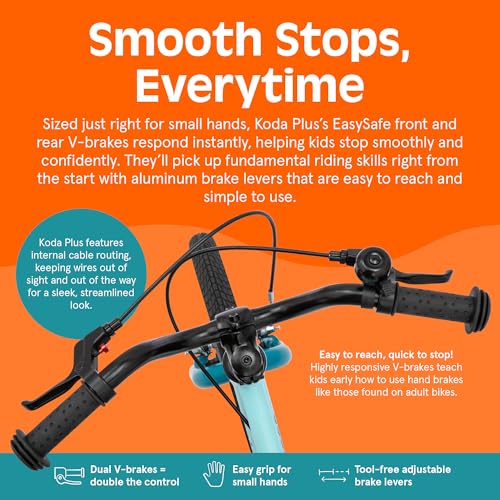 Image of Retrospec Koda Plus Kids Bike for Boys & Girls Ages 4-6 Years - 16 inch Children's Bicycle, Adjustable Seat & Handlebars