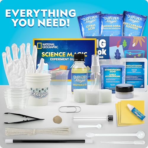 NATIONAL GEOGRAPHIC Science Magic Kit – Science Kit for Kids with 100+ Unique Experiments and Magic Tricks, Chemistry Set and STEM Project, A Great Gift for Boys and Girls (Amazon Exclusive) - Image 5