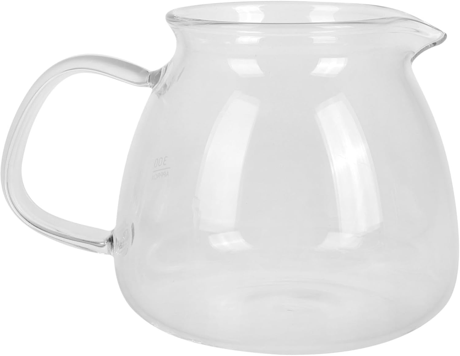 BESTOYARD Glass Coffee Pitcher Small Hand Drip Beverage Server for Tea Coffee Cold Brew Stylish Clear Jug with Handle for Home Brewing Sharing