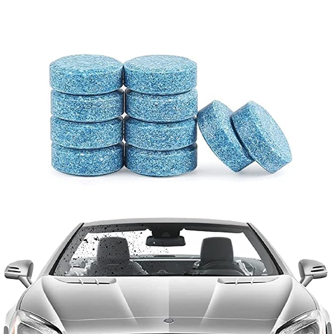 Super Concentrated Automotive Glass Solid Wiper Cleaning Tablets, Car Windshield Glass Concentrated Washer Tablets (Glass Cleaner Tablet, Pack 0f 10)-image-30
