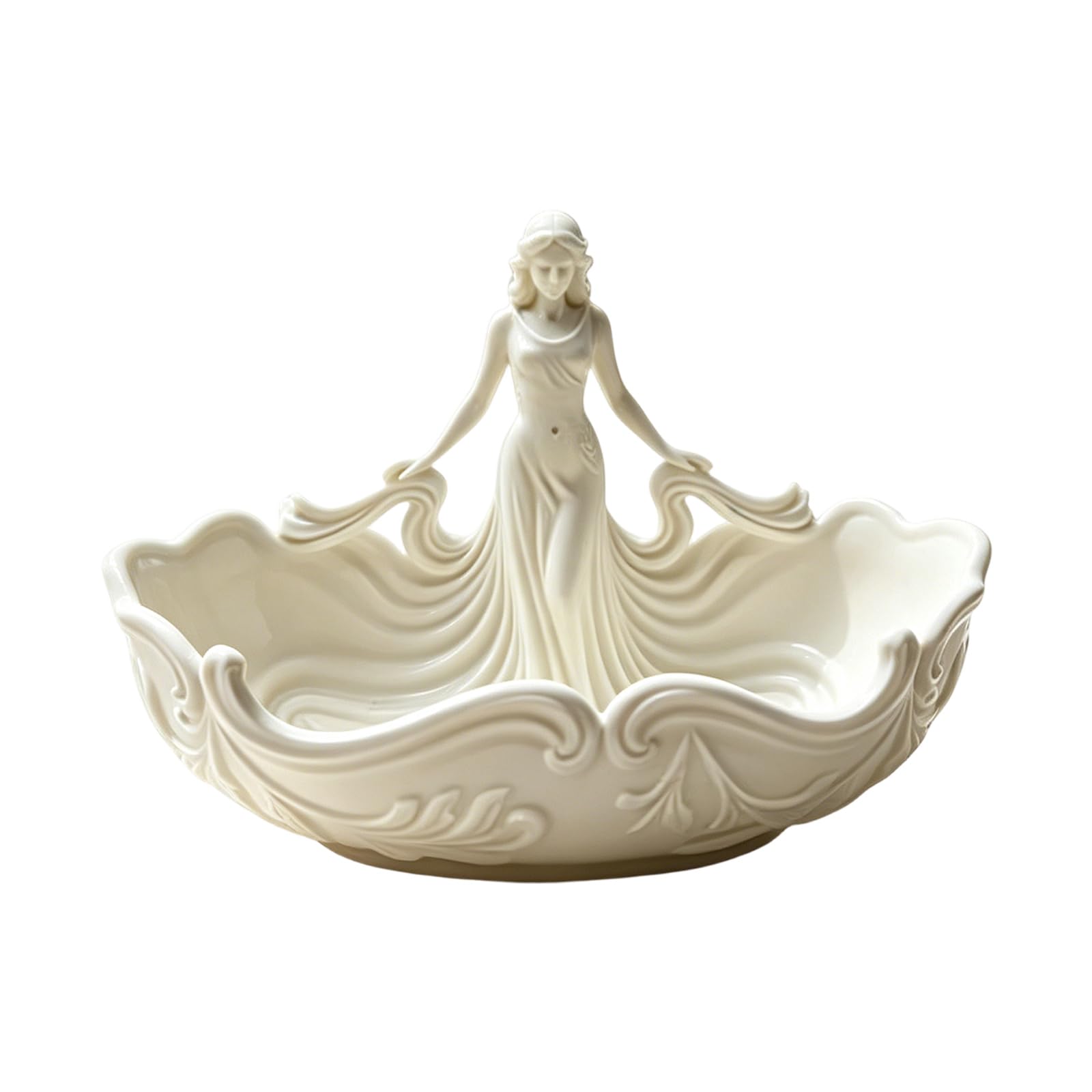 our fave Charm Polylactic Acid Jewelry Tray Featuring Woman Sculpture for Organized and Beautiful Display Jewelry Tray