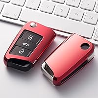 ontto TPU Autosleutel Case Cover Fit Voor VW Golf 7 MK7 Polo T-ROC Tiguan Skoda