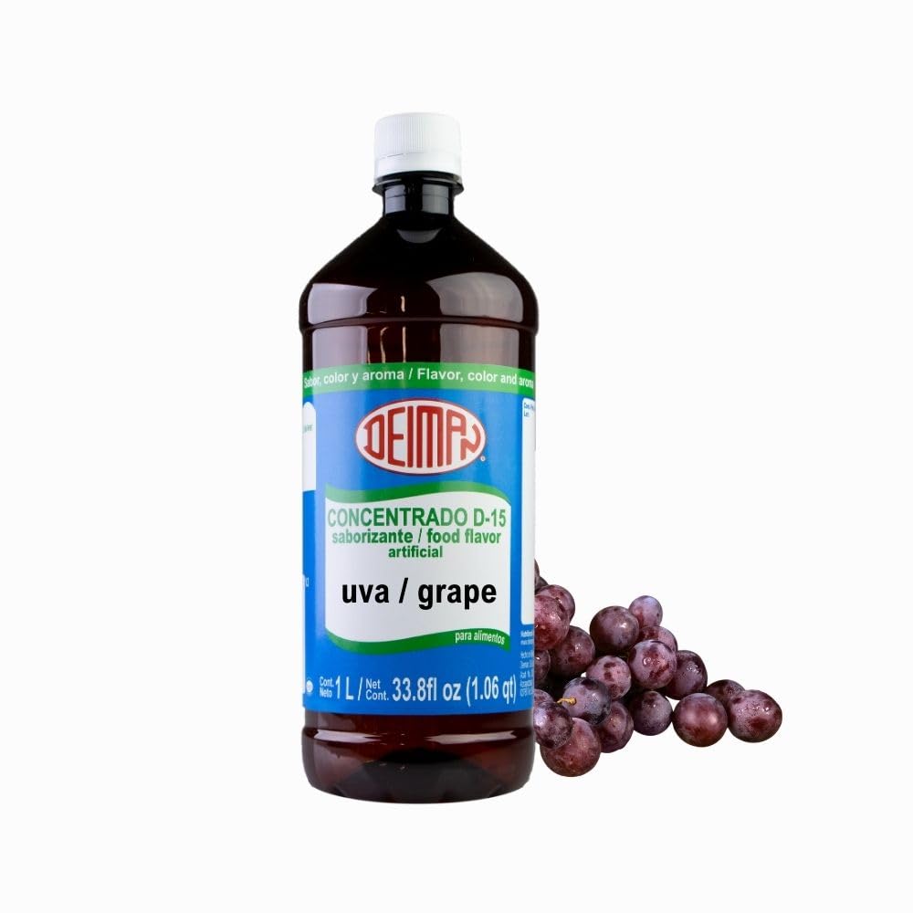 Deiman Artificial Food Flavoring Grape Concentrate D-15 (33.8 fl oz)