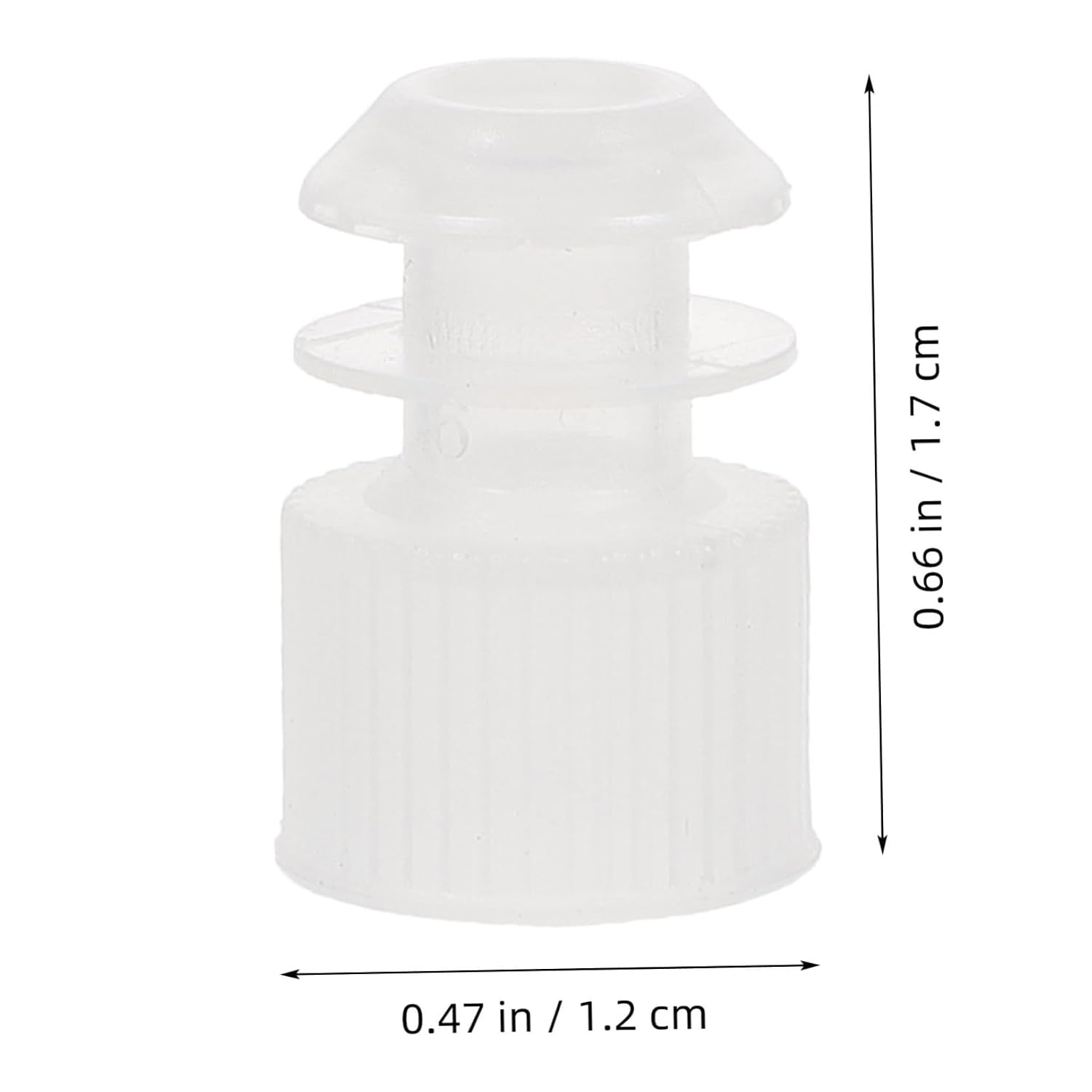 UPKOCH 100pcs 12mm Solid Plastic Sealing Plugs Leakproof Test Tube Stoppers Laboratory Bottle Stopper Caps for Sample Storage and Lab Use Random Color