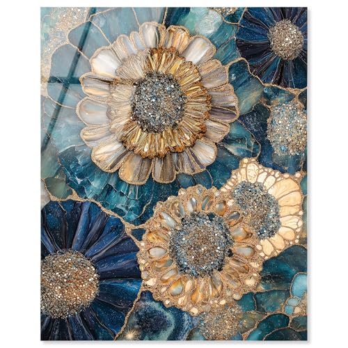Art Remedy Opulent Geode I Acrylic Geodes Wall Decor, Ready to Hang, 36 x 45