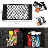 🚗【Helfer der Autos einsammeln】Mit dieser Netztasche können Sie Dinge im Auto organisieren und sortieren wie Lebensmittel, Flaschen, Reinigungsprays, Putztücher,Tickets, usw, machen Ihr Auto mehr sauber und ordentlich. Bei Nichtgebrauch können Sie es zur einfachen Aufbewahrung in eine flache Form falten.