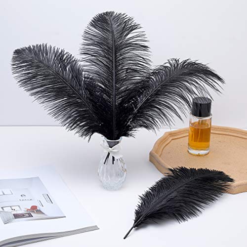 Black Ostrich Feathers (10-12 inch) - Image 7