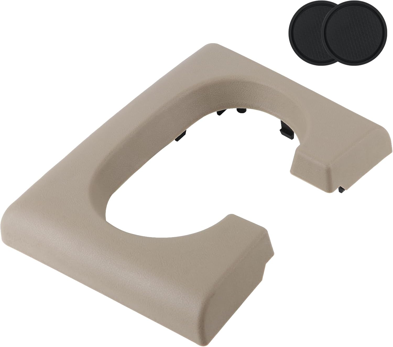 Center Console Cup Holder Replacement Pad Armrest Brown Compatible with Ford F150 2004-2014 Beige Center Console Cup Holder Armrest