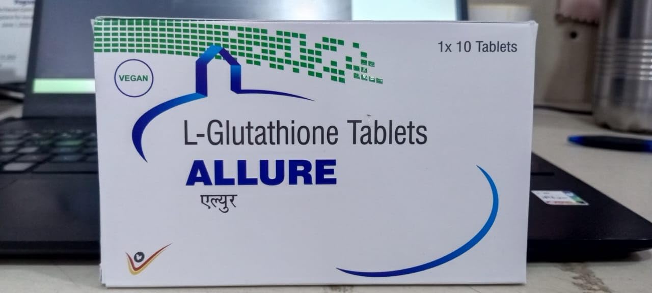 white allure glutathione VOGUE WELLNESS Allure L-Glutathione 500mg Tablets | Antioxidant Supplement for Skin Health, Immunity & Wellness | Supports Natural Glow, Detox & Vitality