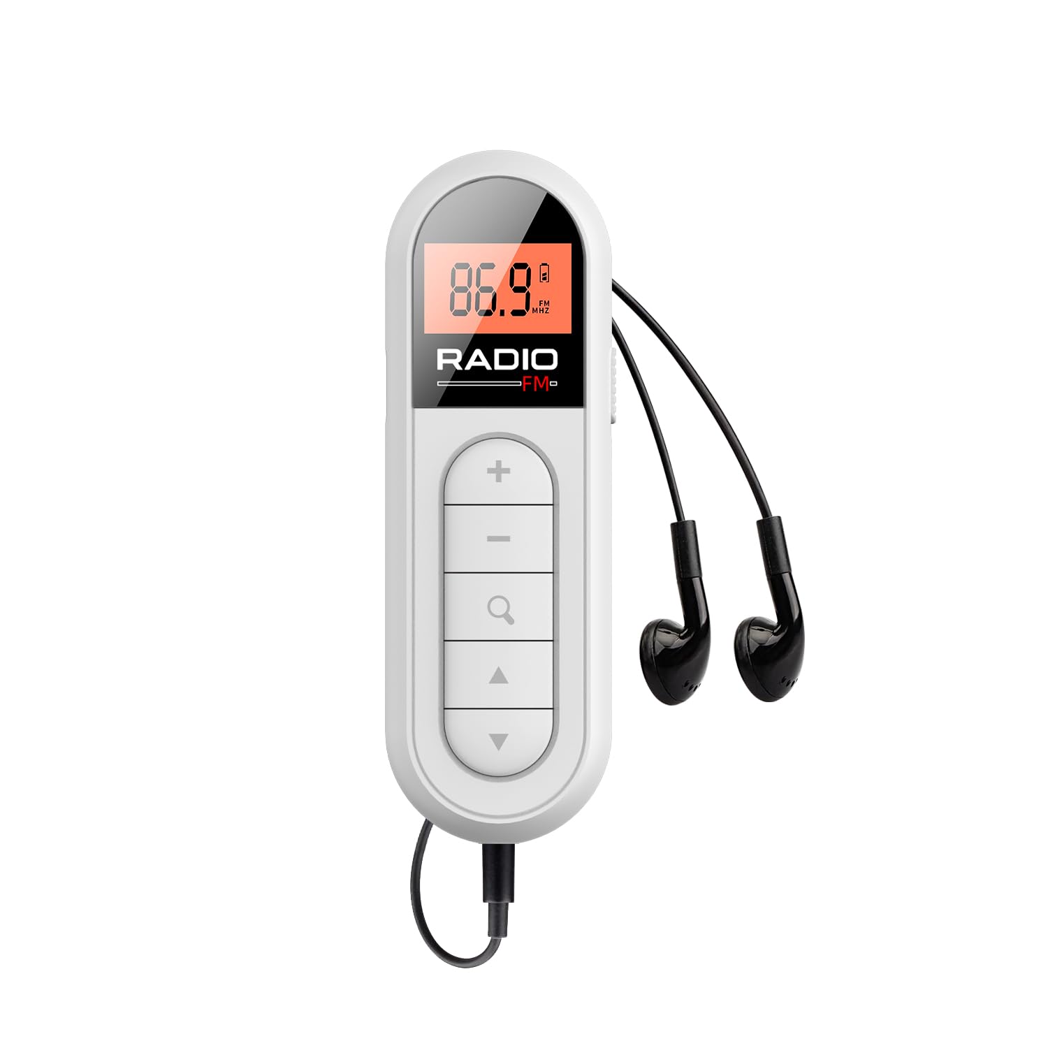 FM Pocket Radio, Portable Radio Rechargeable with Excellent Reception Digital Tuning, LCD Screen,Belt Clip, Stereo Earphone Jack for Gym, Walking, Camping-image-38