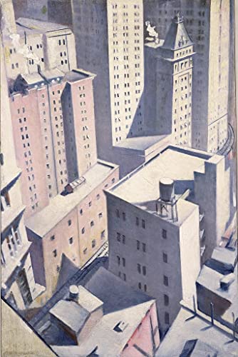 Image sur toile Regard sur le centre-ville Nevinson affiche déco 60x90cm