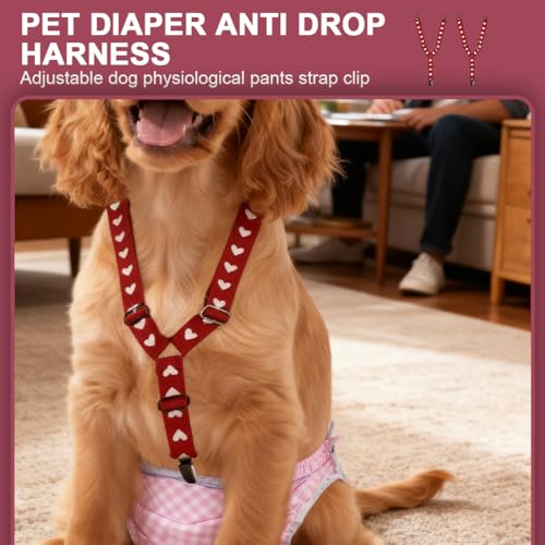 KEMUZ hundewindeln Clip hundewindel Pet Soft Hundewindel-Hosenträger,Hunde-Hosenträger, Hunde-Windelgeschirr, Hosenträger für Windeln, Damen, Welpen-Hosenträger, Bauchbänder, Haustier-Kleidung (C)