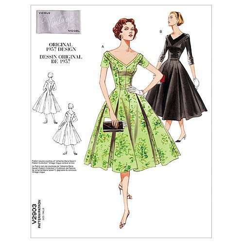Vogue Patterns V2903 Misses'/Misses' Petite Dress, Size D (12-14-16) #TOP10