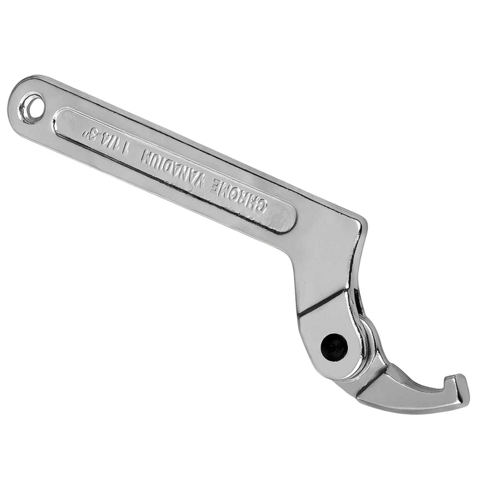 823A120 FORCE Verstelbare haaksleutel met pin - 80-120 mm