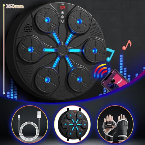 Máquina de Boxe de Música Inteligente, Boxing Machine, Box Machine, Boxe Equipamento, Boxe Treino (P