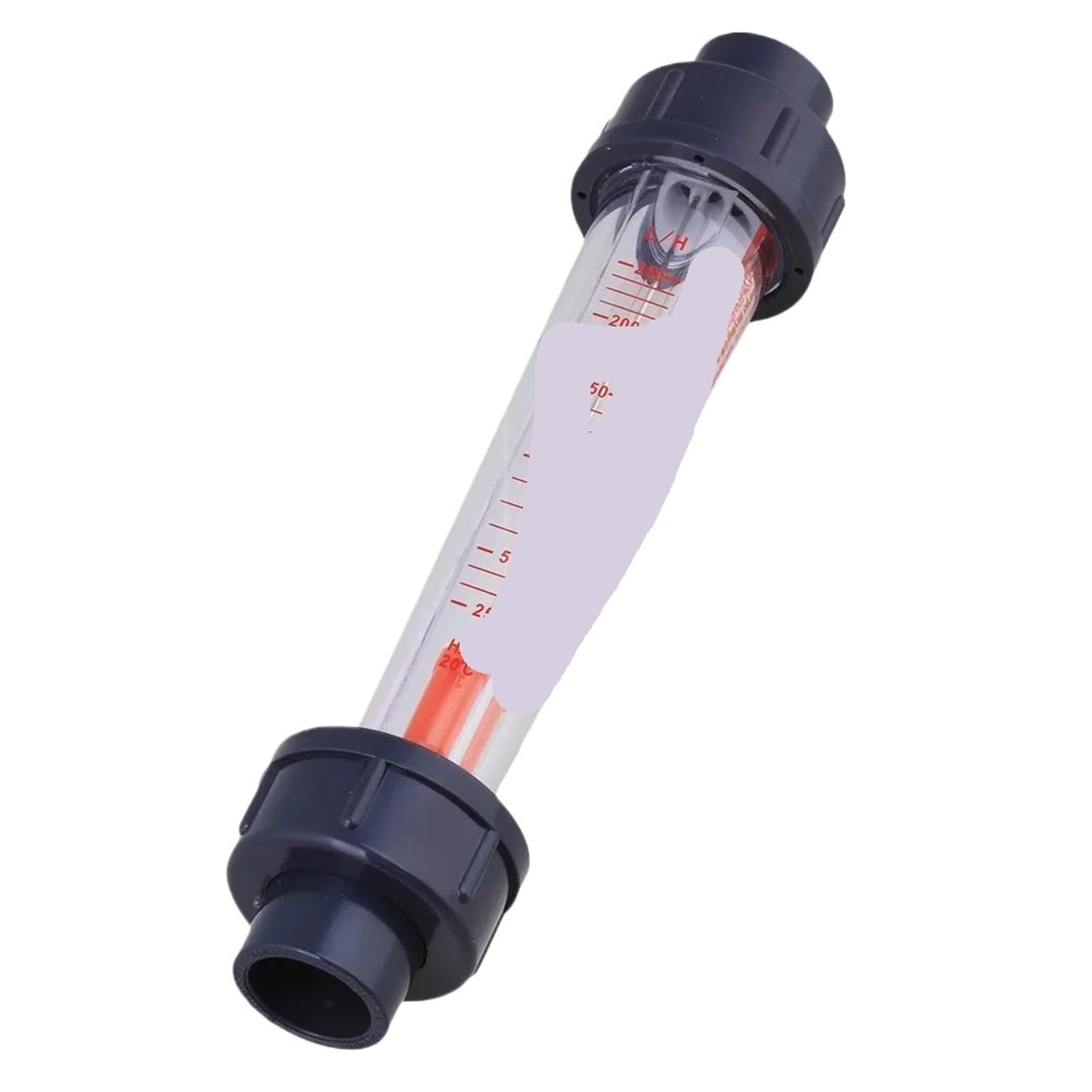 25-250 l/h przepływomierz z rur z tworzywa sztucznego, przepływomierz wody i cieczy, długość 20 cm