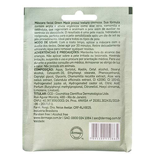 Green mask 10g, Dermage