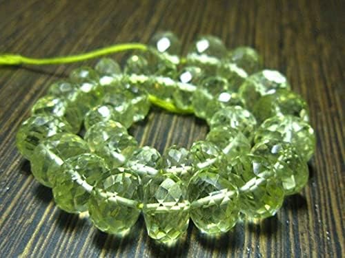 Perles Lemon Quartz facettées de 6-10mm pour créer vos bijoux bohèmes d'été - 3