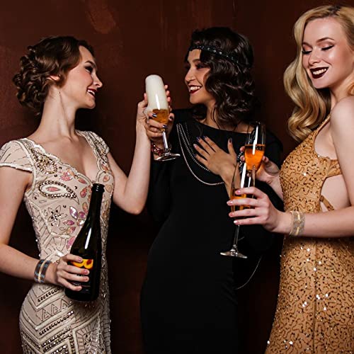 Long Tiantian Bohemian Bangle Leather Bracelet For Women Rhinestone Bangle Bracelet For Teen Girls Wide Edge Bracelet Leather Wrap Cuff Bracelet(Gold) #TOP3