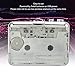 GOWENIC Portable Cassette Player, Tape Recorder Multifunction Clear Stereo Sound Cassette Player with 3.5Mm Headphone Jack, Music Player