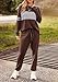 PRETTYGARDEN Womens 2 Piece Sets 2026 Long Sleeve Tops High Waisted Sweatpants Lounge Set Fall Fashion Travel Outfits (Brown,X-Large)