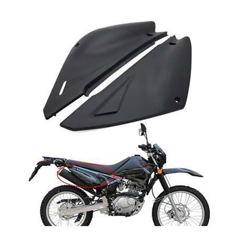 Kit carénage moto Suzuki GXT200 plaque noire pour rénovation moto tout-terrain
