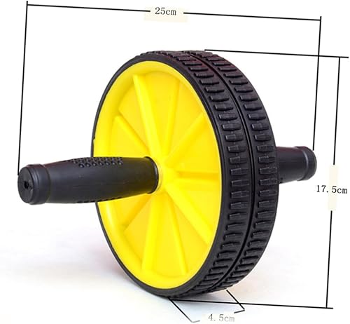 Miniatura 5 de SUPVOX Rueda abdominal de 6.890 in Rodillo de ejercicio abdominal Entrenador abdominal Trianer doble rueda silencio equipo de fitness para el hogar