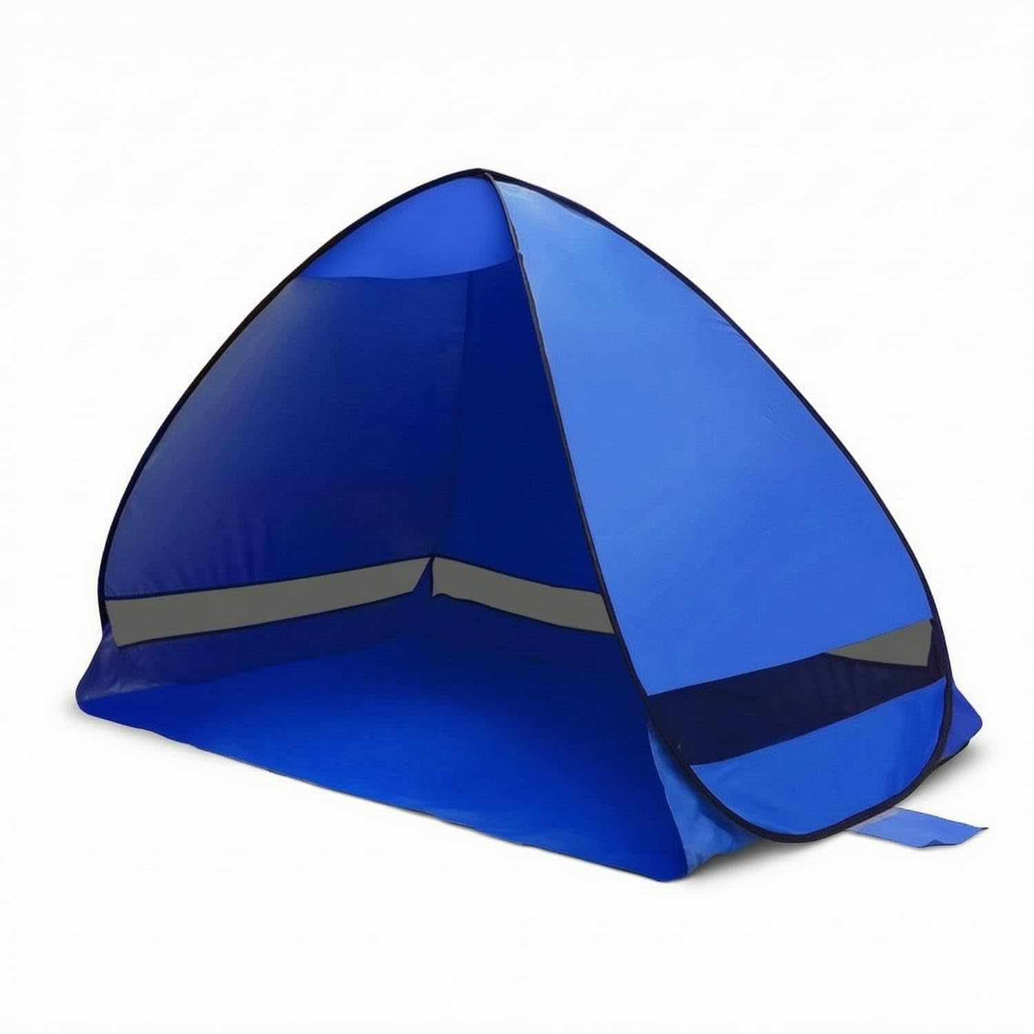 Automatic Dome Beach Tent Ventilated Spring up Beach Shelter Instant Setup Sun Shade Tent Breathable for Families, Camping, Royal Blue-image-29