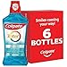 Colgate Total Gum Health Mouthwash, Clean Mint, 33.8 Ounce (Pack of 6)