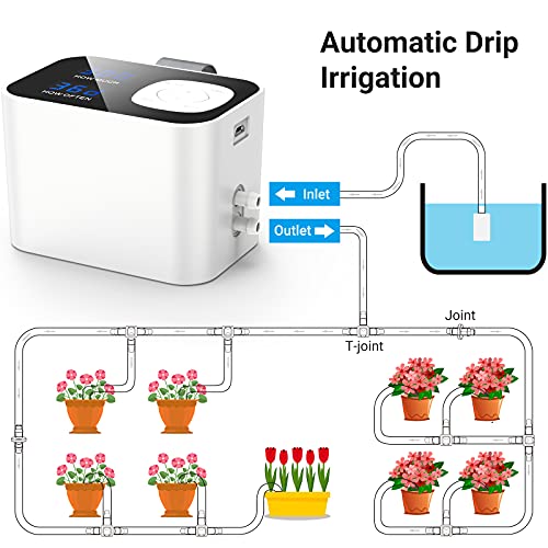 Kollea Reliable Automatic Watering System, Christmas Tree Plant Self Watering System Automatic Drip Irrigation Kit with 60-Day Programmable Timer, Indoor Irrigation System for Potted Plants - Image 3