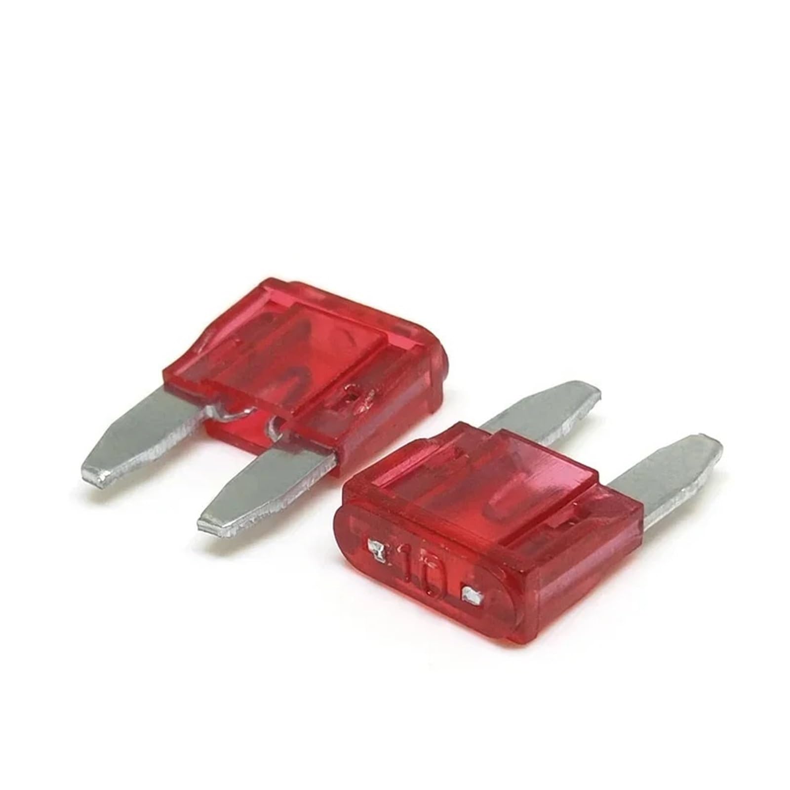 100/50/10 fusibles en miniatura M2 pequeños y medianos para coche, tipo cuchilla automotriz, fusible 1A, 2A, 3A, 5A, 7. 10A, 15A, 20A, 25A, 30A, 35A, 40A, 50A (50A, 100 unidades_mediano)