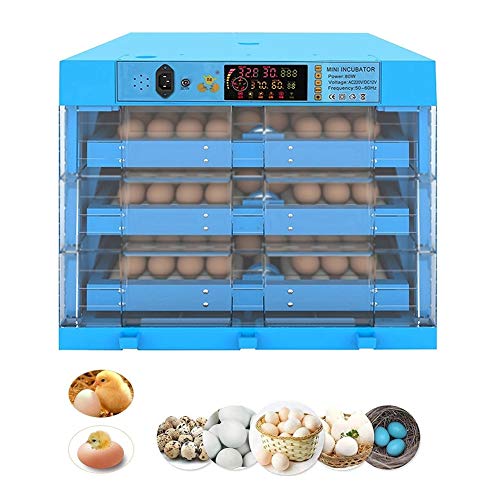 ZFF Egg Incubator Cabinet 192 Digital Poultry Hatcher Automatic Egg Tuning Tray Adjustable Temperature Control For Duck Goose Bird Quail