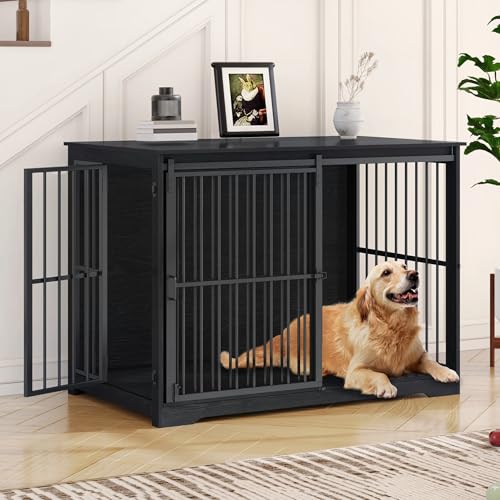 Hzuaneri XXL Large Dog Crate Furniture, 46.9