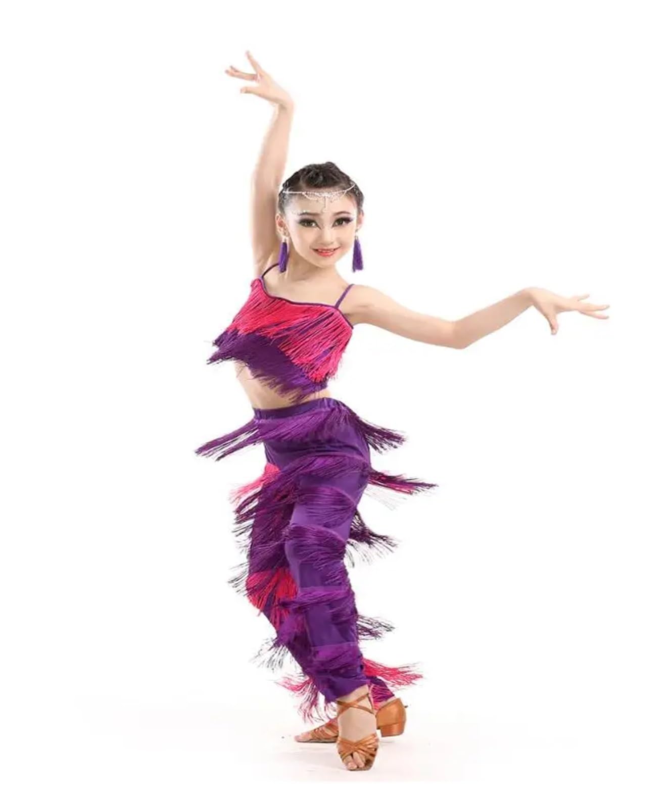 Abito Da Danza Classica Donna - Schiena Nuda, Senza Maniche, Patchwork Colorato E Rete