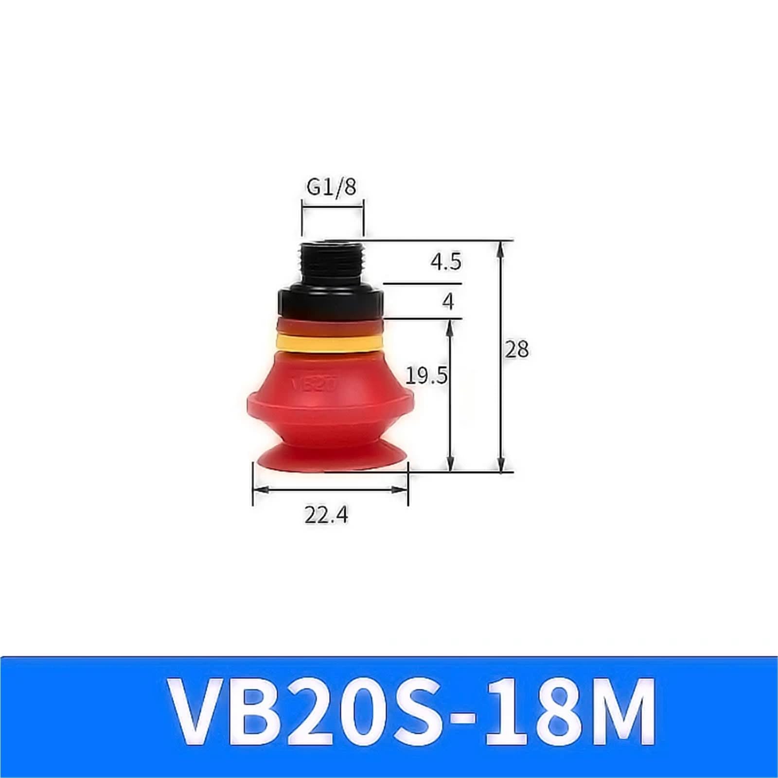 VB 20 30 Ventose Pneumatiche Ventose Sucker Robot Industriale Braccio Accessori Strumento di Automazione