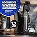 Bomann® Wasserkocher | Kettle | 1,7 L mit automatischer & manueller Abschaltung | herausnehmbarer Kalkfilter | max. 2200Watt | schwarz | WK 6079 CB