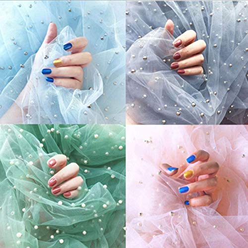 Tulle à perles noir pour décoration de mariage et fête chic - 6