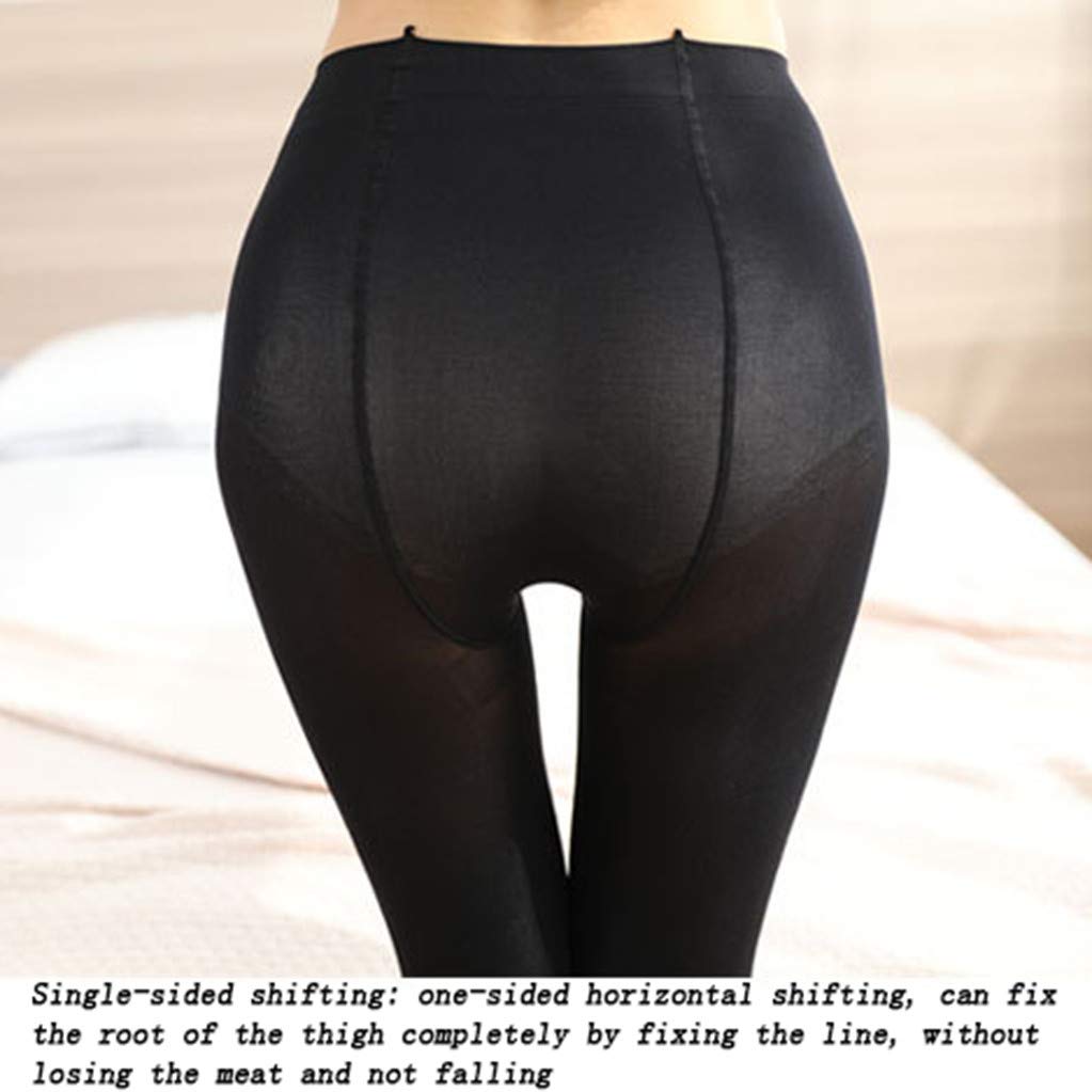 Collants Control pour Femmes, Collants Control Top, Collants Semi-Opaques, Collants Amincissants Taille Haute, Collants à Pieds Souples,Noir,One Size