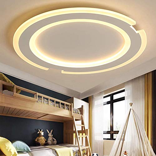 Plafonnier LED créatif télécommandé avec écran acrylique à intensité variable