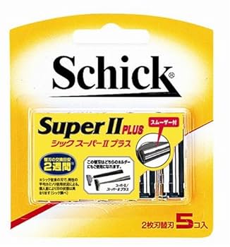Amazon.co.jp: シック Schick スーパーIIプラス替刃(5コ入