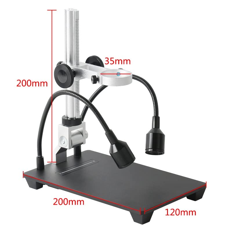 Microscope 36MP 2K 1080P Industrial Digital Microscope, 130X Zoom Lens Kit(Camera)