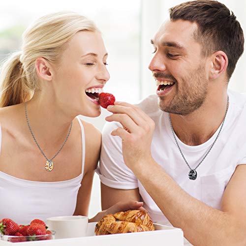 Pulsera para parejas resistente al agua joyeria de acero inoxidable 6