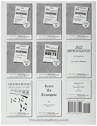 Try1057 - Basic Jazz Conception For Saxophone Volume 1 - Book/Cd #TOP1