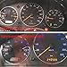 White LED Dashboard Instrument Panel Gauge Cluster Lights for Ben'z W168 W210 W163 W208 R170 Interior Lights Speedo Tach Clock Temperature LCD Display Illumination Dashboard Upgrade Kit
